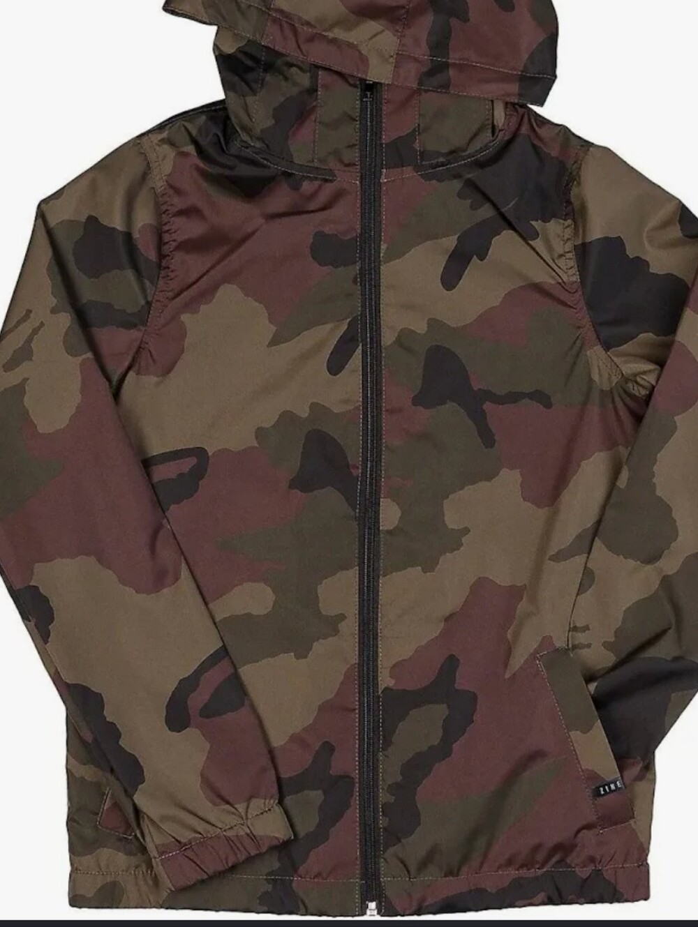 Zine Boys' Camo Zip Windbreaker